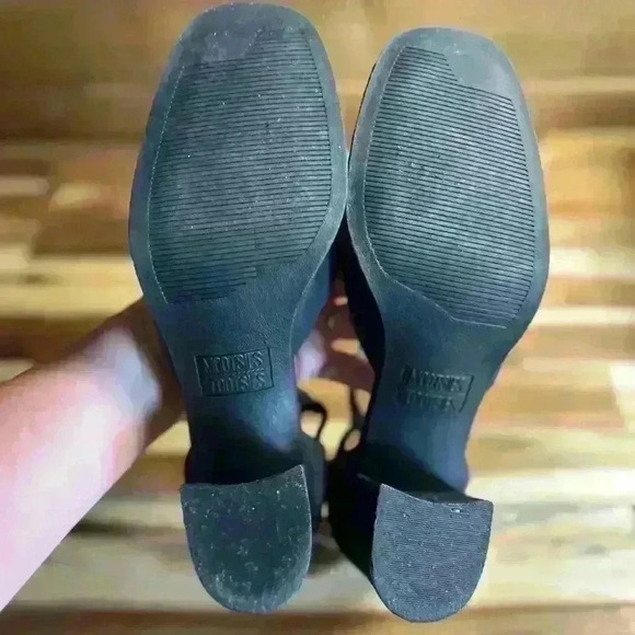 Vintage 90’s y2k Mootsie tootsie chunky square toe block heels Sz.7 GUC. - Picture 7 of 7